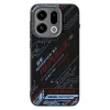 Coque Oppo Find X9 5G Design Circuit Bleu et Rouge