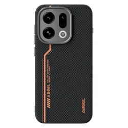 Coque Oppo Find X9 5G Racing Noir et Orange