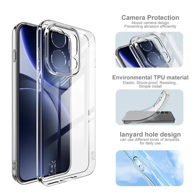Coque Oppo Find X9 5G IMAK Transparent Silicone