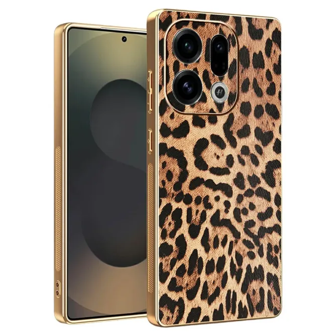 Coque Oppo Find X9 5G Léopard Doré