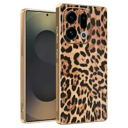 Coque Oppo Find X9 5G Léopard Doré