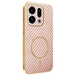 Coque Oppo Find X9 5G Texture Carbone MagSafe