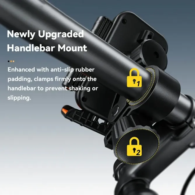 Support Téléphone Vélo Rétroviseur 360°