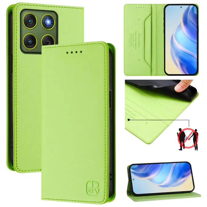Étui Motorola Edge 70 cuir RFID RC01