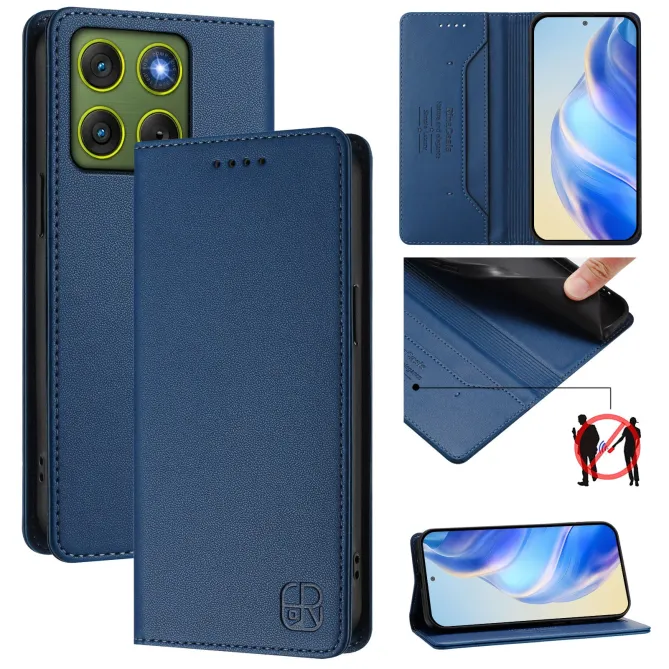 Étui Motorola Edge 70 cuir RFID RC01