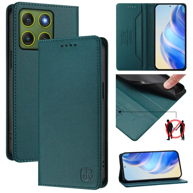 Étui Motorola Edge 70 cuir RFID RC01
