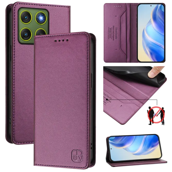 Étui Motorola Edge 70 cuir RFID RC01