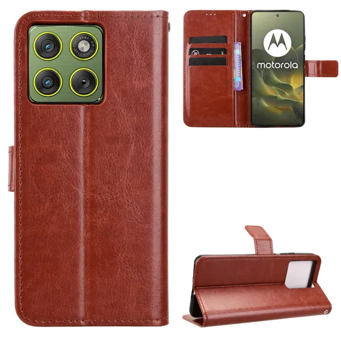 Housse Motorola Edge 70 | Cuir Patiné Style Vintage