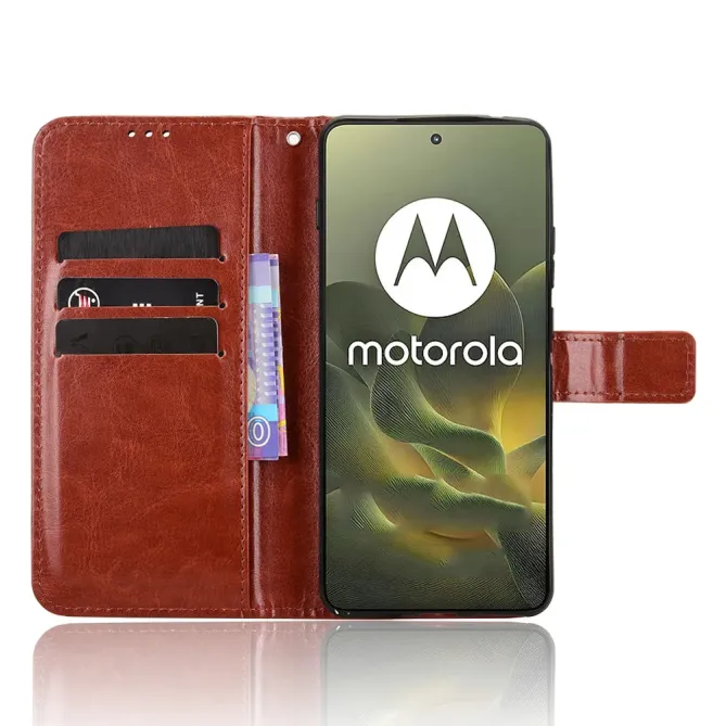 Housse Motorola Edge 70 | Cuir Patiné Style Vintage