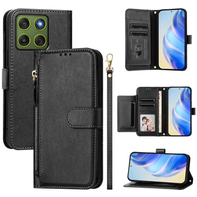 Housse Motorola Edge 70 Porte-Cartes à Lanière