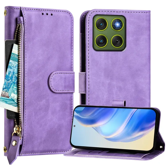 Housse Motorola Edge 70 Porte-Cartes à Lanière