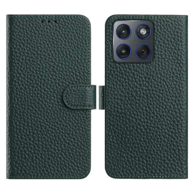 Housse Motorola Edge 70 en Cuir Grainé | LITCHI