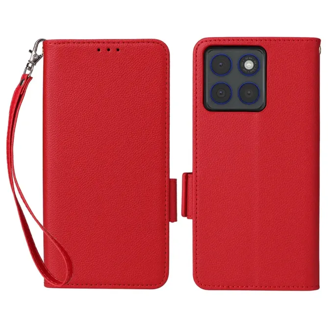 Housse Motorola Edge 70 effet cuir à Lanière | FOLKEN