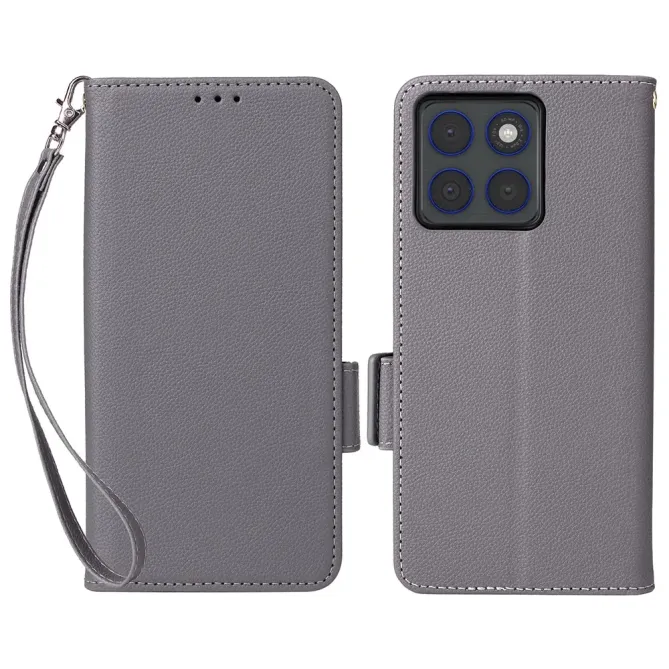 Housse Motorola Edge 70 effet cuir à Lanière | FOLKEN