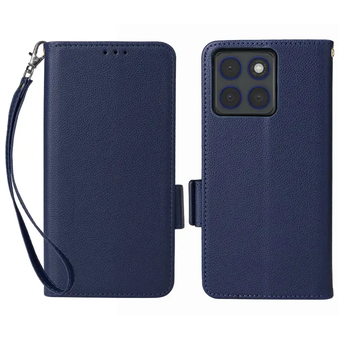Housse Motorola Edge 70 effet cuir à Lanière | FOLKEN
