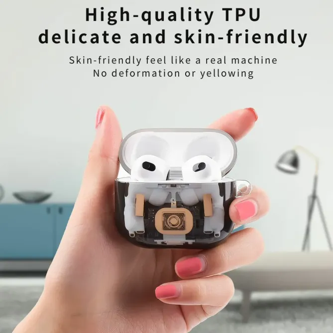 Coque AirPods Pro 3 design mécanique | MECHA SHELL