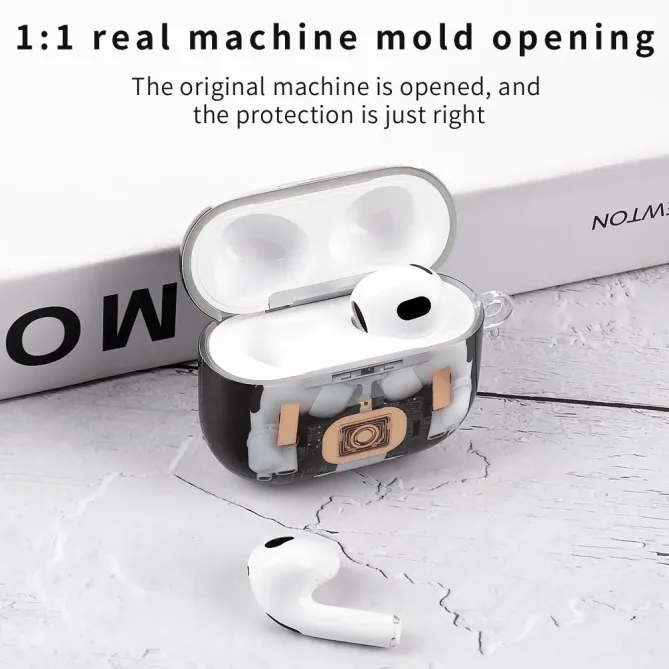 Coque AirPods Pro 3 design mécanique | MECHA SHELL