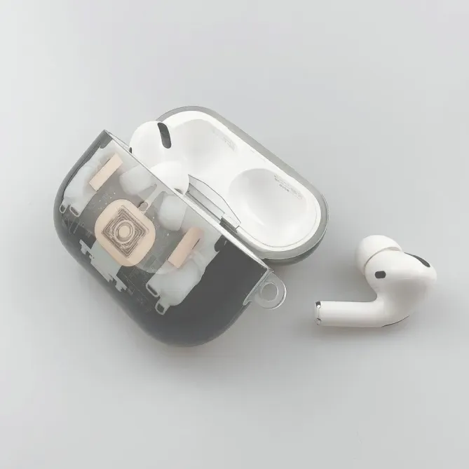 Coque AirPods Pro 3 design mécanique | MECHA SHELL