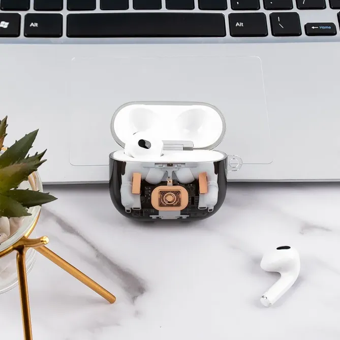 Coque AirPods Pro 3 design mécanique | MECHA SHELL
