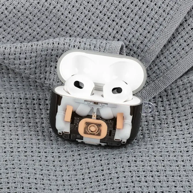 Coque AirPods Pro 3 design mécanique | MECHA SHELL