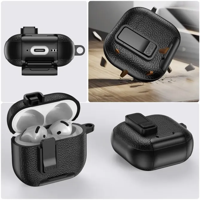 Coque AirPods Pro 3 verrou et support intégré | LOCKSTAND