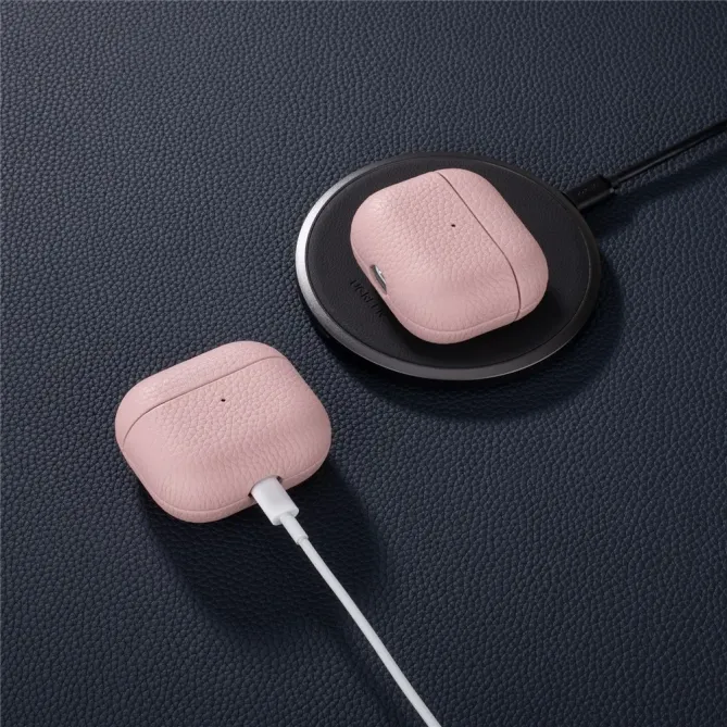 Coque AirPods Pro 3 cuir véritable | LITCHI EDITION