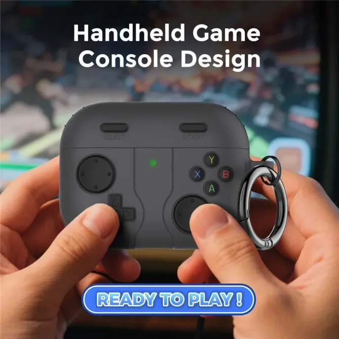 Coque AirPods Pro 3 manette de jeu, étui silicone épais