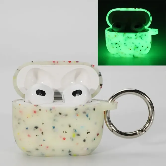 Coque AirPods Pro 3 Luminous Vert Tacheté | Collection ÉCLAT