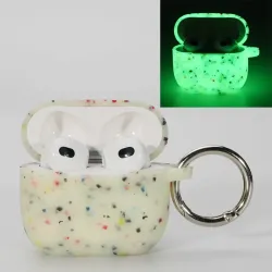 Coque AirPods Pro 3 Luminous Vert Tacheté | Collection ÉCLAT