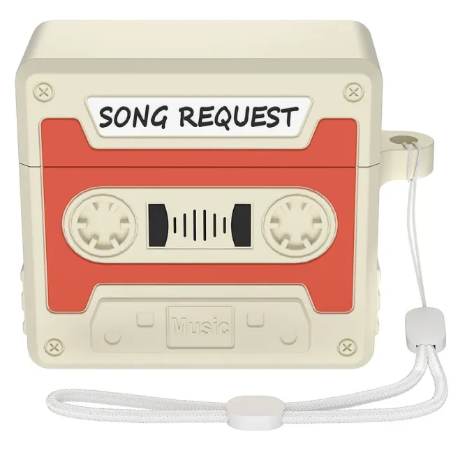 Coque AirPods Pro 3 Cassette Audio Vintage Silicone