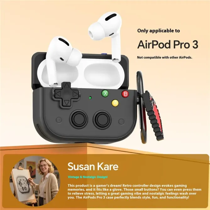 Coque AirPods Pro 3 Style Console Vintage | Collection PIXELIA
