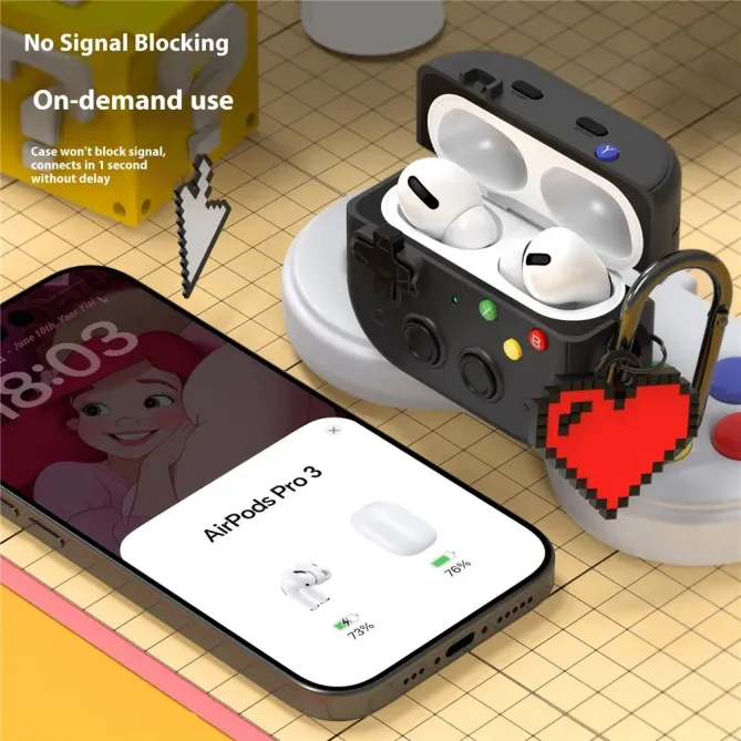 Coque AirPods Pro 3 Style Console Vintage | Collection PIXELIA