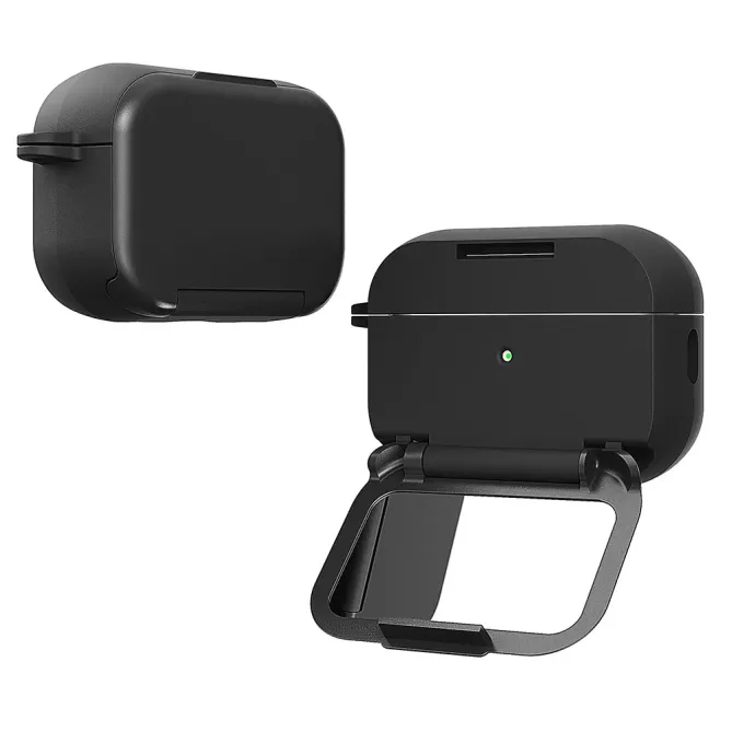 Coque AirPods Pro 3 avec Support Pliable et Miroir Intégré