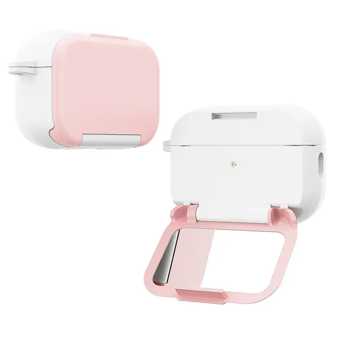 Coque AirPods Pro 3 avec Support Pliable et Miroir Intégré