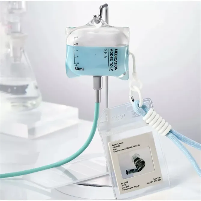 Coque AirPods 4 silicone avec support métal et dragonne | Serum