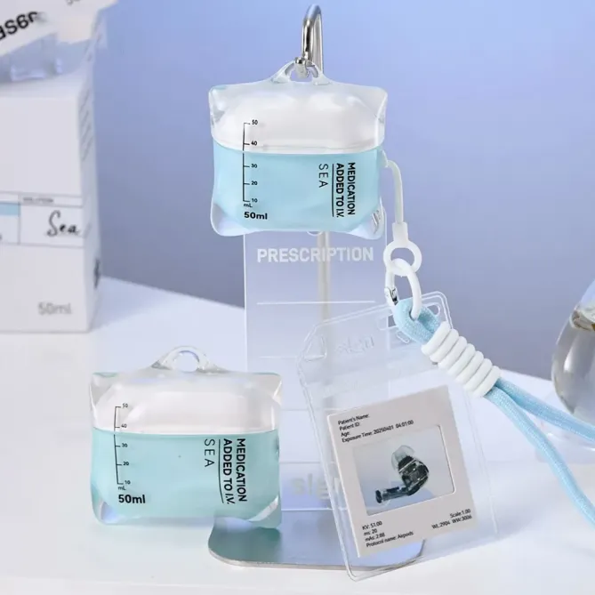 Coque AirPods 4 silicone avec support métal et dragonne | Serum