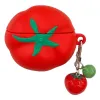 Coque Tomate Ludique AirPods 4 Silicone + Pendentif