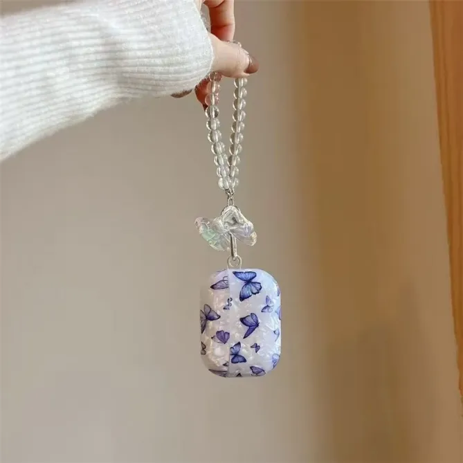 Coque AirPods 4 Papillon Nacré | PSYCHÉ