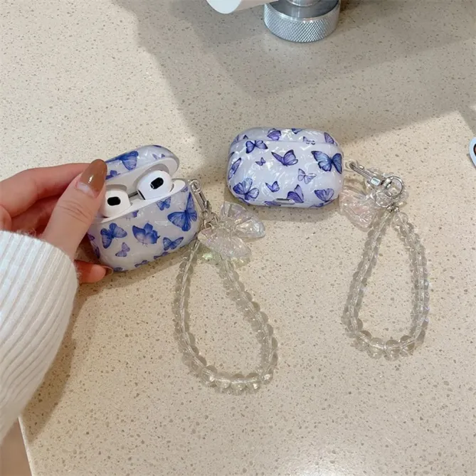 Coque AirPods 4 Papillon Nacré | PSYCHÉ