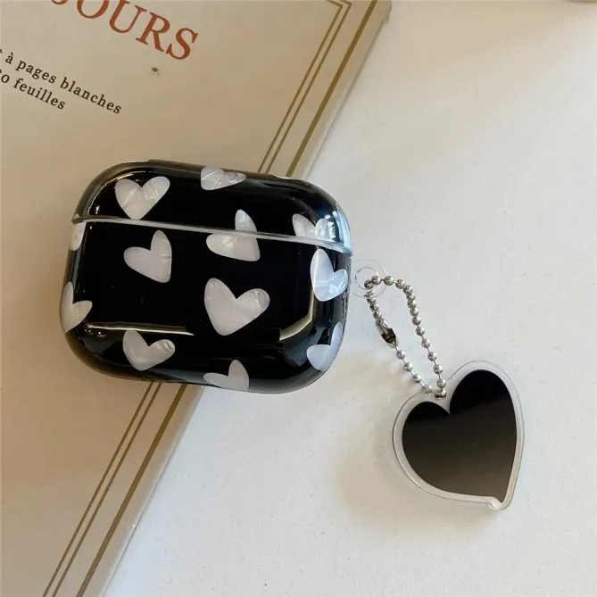 Coque AirPods 4 Cœurs Nacrés | ÉCLAT