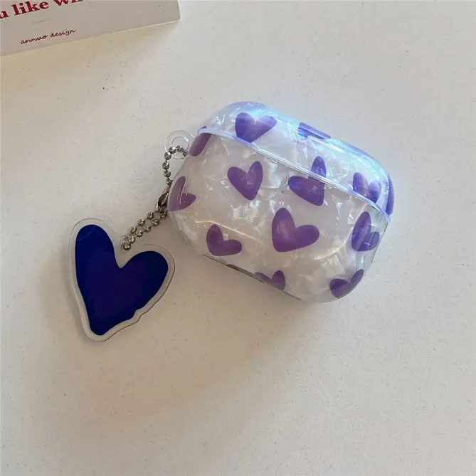 Coque AirPods 4 Cœurs Nacrés | ÉCLAT