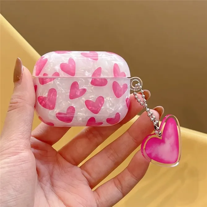 Coque AirPods 4 Cœurs Nacrés | ÉCLAT