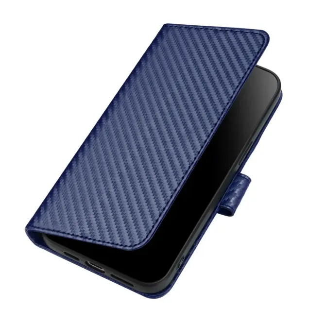 Housse Realme 14 5G / P3 5G / 14T 5G à Texture Carbone et Lanière