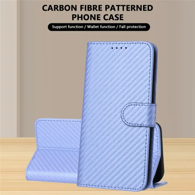 Housse Realme 14 5G / P3 5G / 14T 5G à Texture Carbone et Lanière