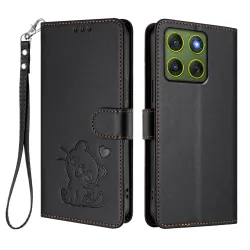 Housse  Motorola Edge 70 Motif Chat Mignon avec Dragonne et Support
