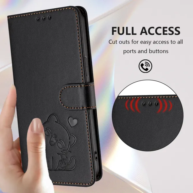 Housse  Motorola Edge 70 Motif Chat Mignon avec Dragonne et Support