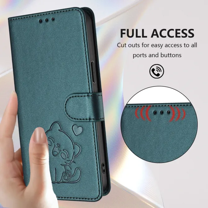 Housse  Motorola Edge 70 Motif Chat Mignon avec Dragonne et Support