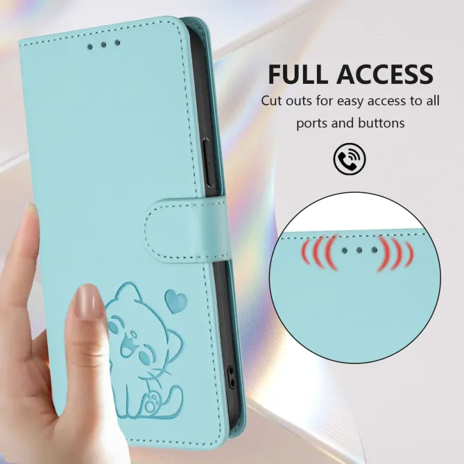Housse  Motorola Edge 70 Motif Chat Mignon avec Dragonne et Support