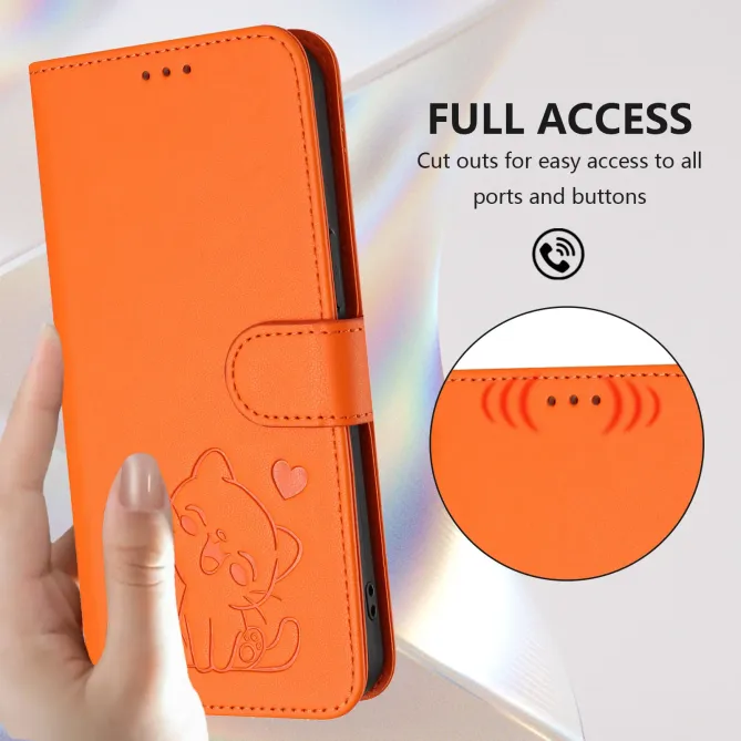 Housse  Motorola Edge 70 Motif Chat Mignon avec Dragonne et Support