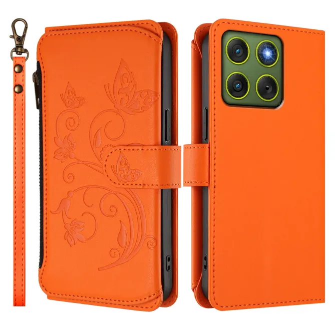 Housse Motorola Edge 70 Papillon Zippée | FÉERIE